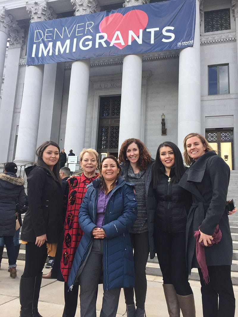 Part of our team at the Denver’s Immigrant Legal Services Fund Launch